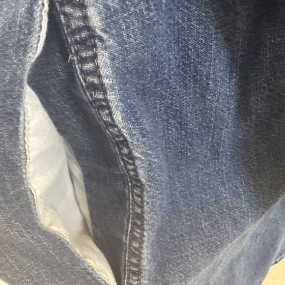 Ralph Lauren Denim Tunic Dress With Lace-Up Front & Pockets size XL - Picture 6 of 11